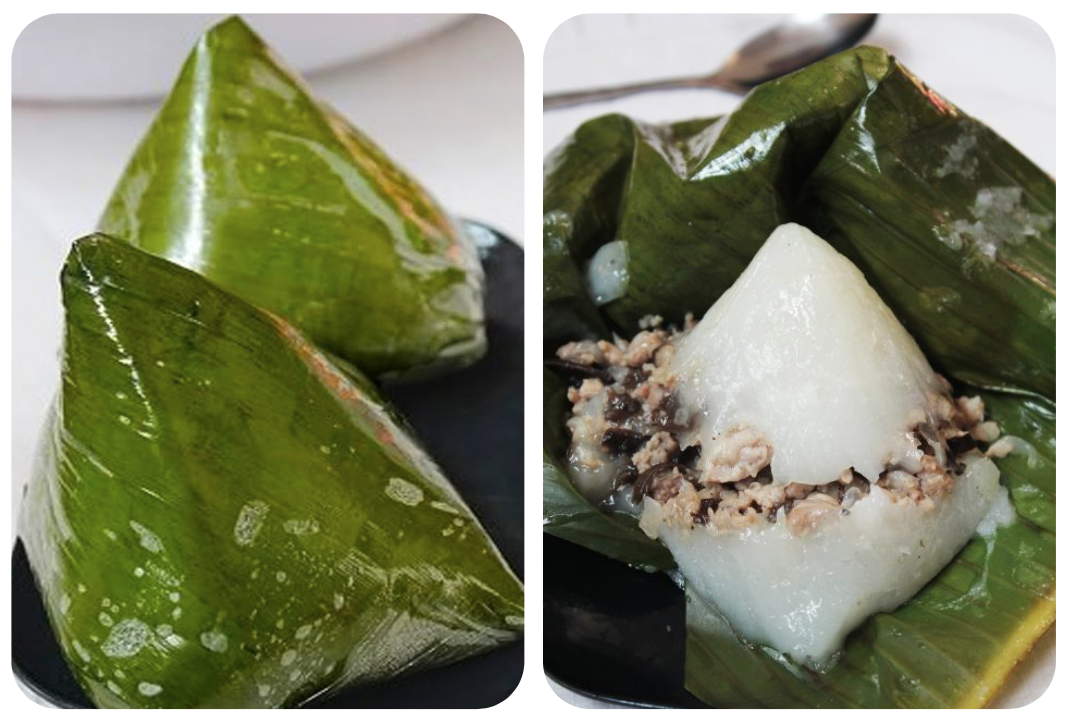 Cách làm bánh giò nóng  Vietnamese Pyramidal Rice Dumpling  Candy Can Cook